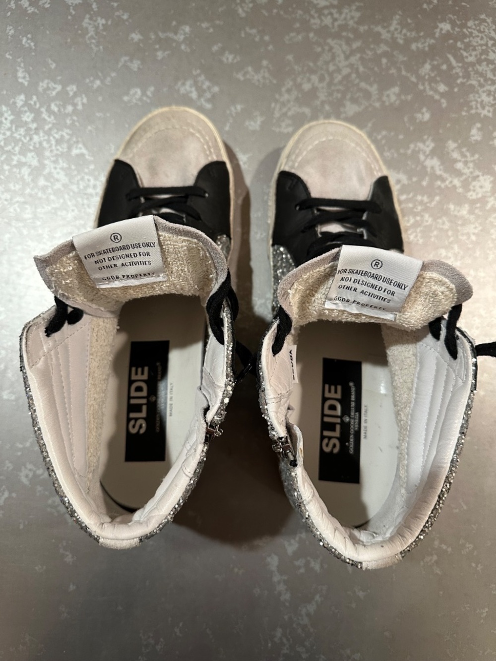 Golden Goose Glitter High Top Sneakers - Picture 7 of 11